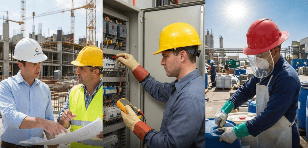 Tipos de capacete de segurança